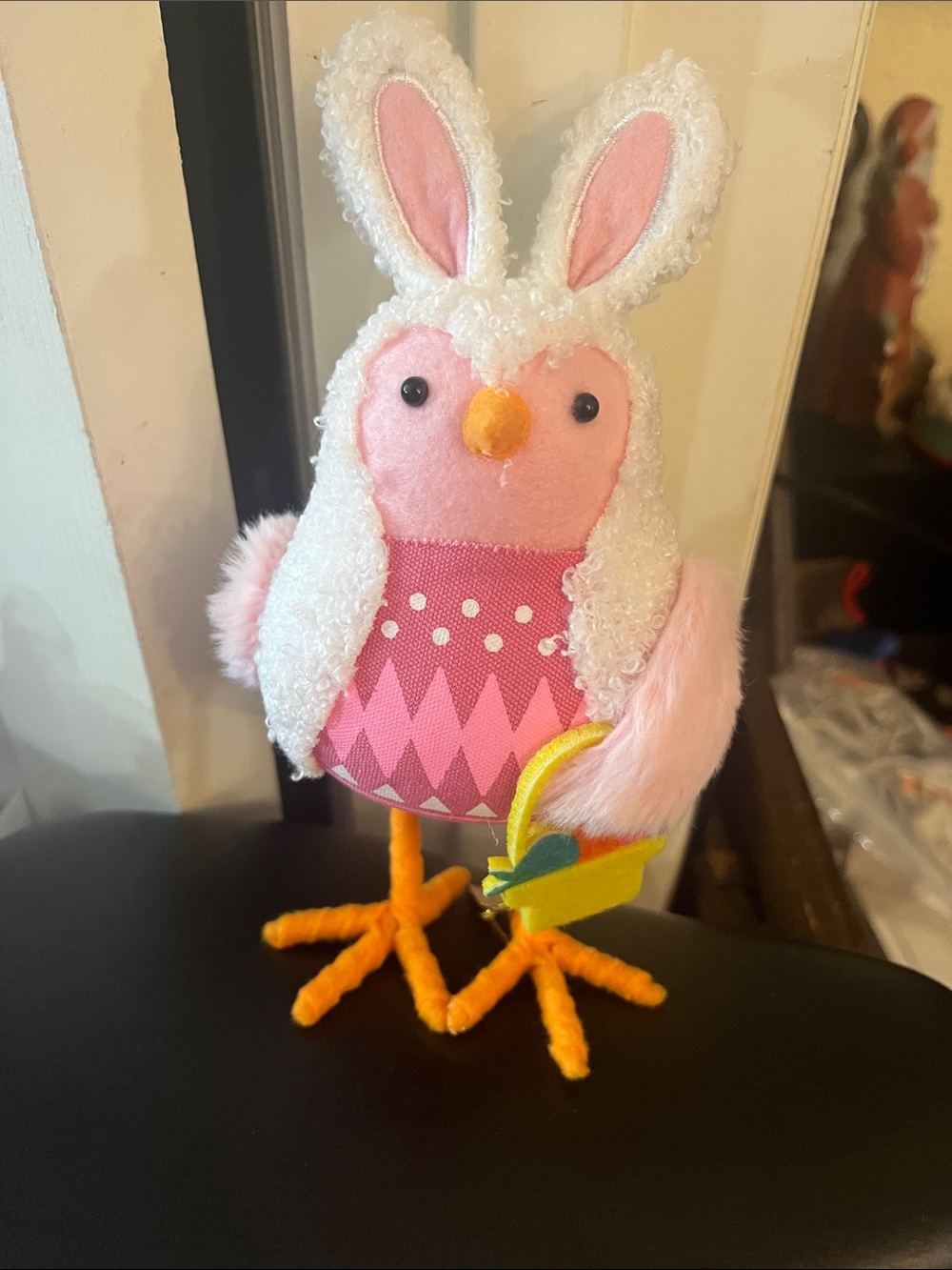 Lilly Pulitzer for Target Pink Bunny-Owl Plush with Yellow Green Charm